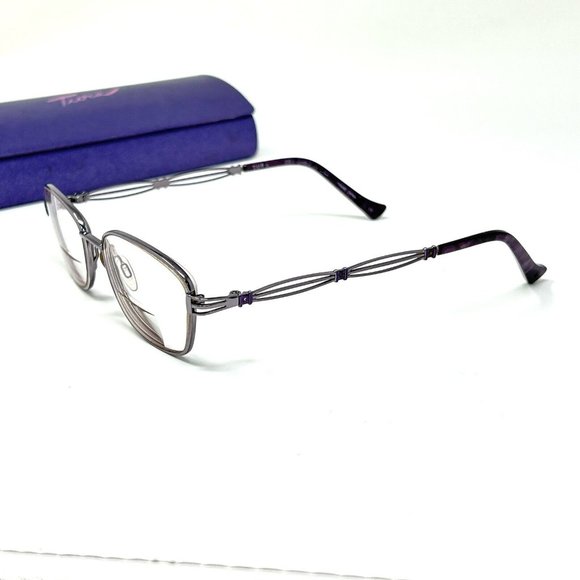 Tura Eyeglasses Frame R 131 Lilac Discontinued Frame 49 [] 16 130 - Picture 8 of 13